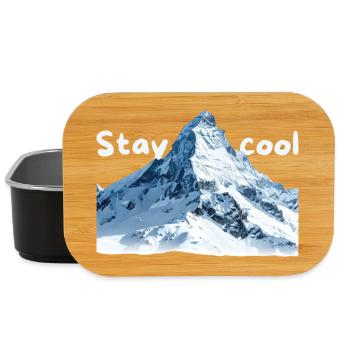 Berglandschaft Stay Cool - Lunch Box - Schwarz - Vorne
