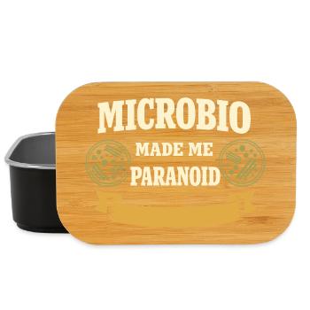 Mikrobiologie - Lunch Box - Schwarz - Vorne