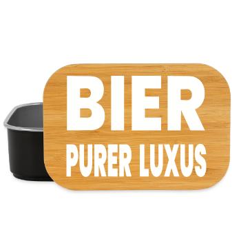 Bier - Lunch Box - Schwarz - Vorne