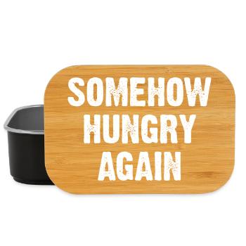 Somehow Hungry Again - Lunch Box - Schwarz - Vorne