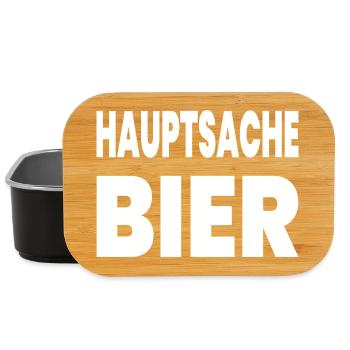 Bier - Lunch Box - Schwarz - Vorne