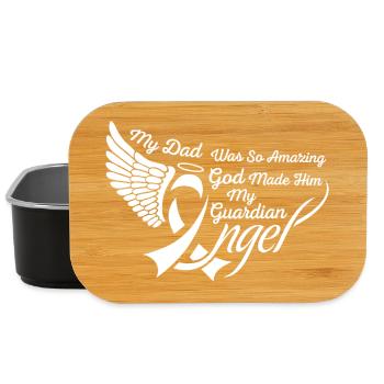 Mein Vater ist mein Schutzengel-Gedenkgedenken - Lunch Box - Schwarz - Vorne