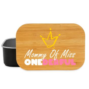 Mama von Miss OneDerful Crown Tee - Lunch Box - Schwarz - Vorne