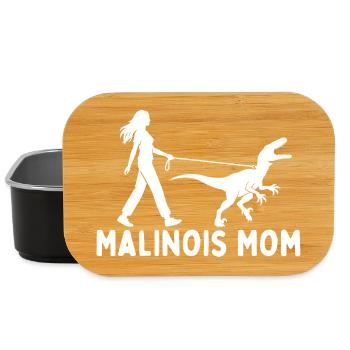 Malinois Mom Belgian Shepherd Owner - Lunch Box - black - Front