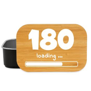 Dart-180-loading - Lunch Box - Schwarz - Vorne