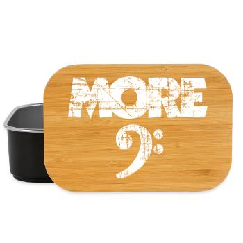 More Bass Vintage White - Lunch Box - Schwarz - Vorne