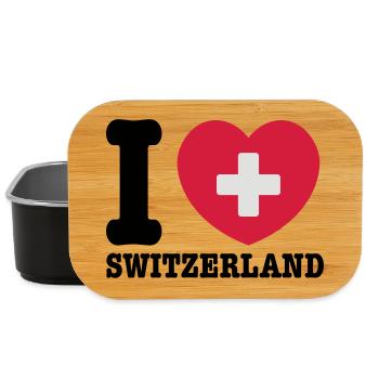 Schweiz - Lunch Box - Schwarz - Vorne