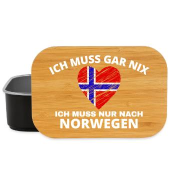 Norwegen - Lunch Box - Schwarz - Vorne