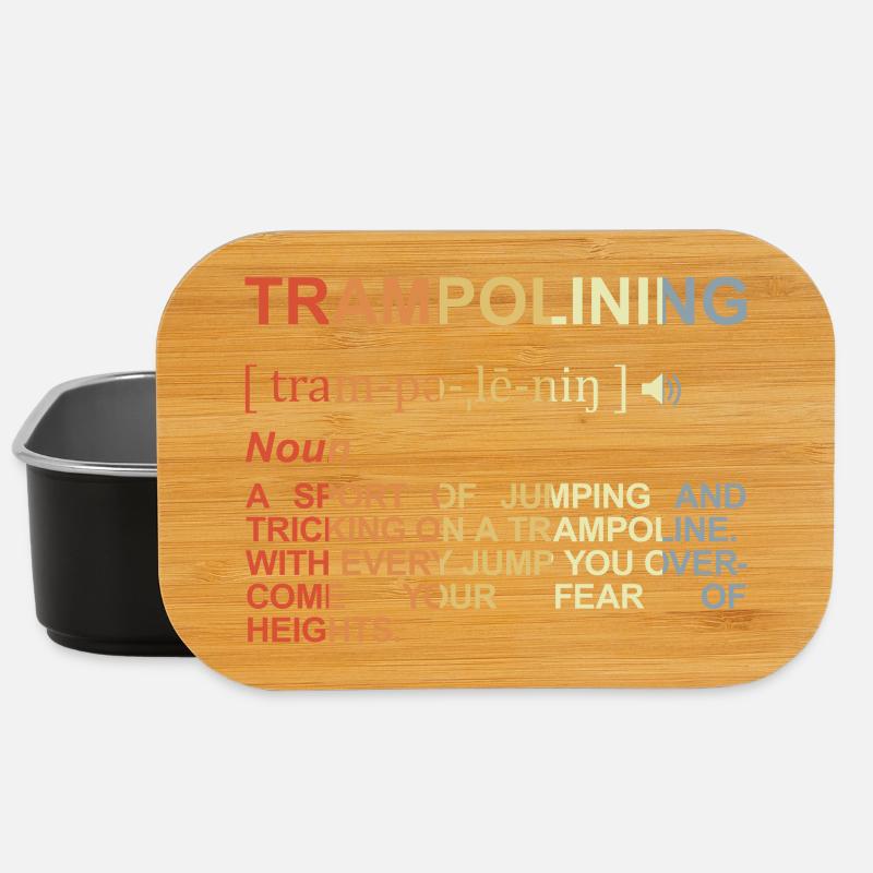 Trampolinspringen Definition - Lunch Box - Schwarz