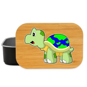 Schildkröte Erdkugel - Lunch Box - Schwarz - Vorne