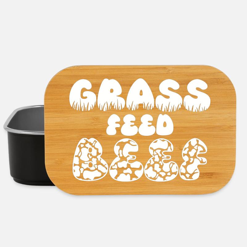 Grass Feed Beef - Lunch Box - Schwarz