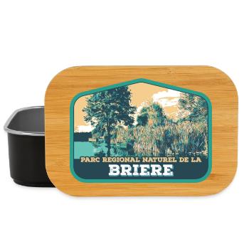 Brière Landscape Badge: Authentic Nature - Lunch Box - black - Front