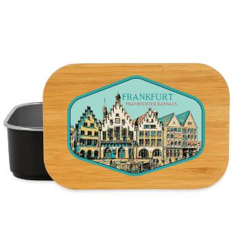 centre historique : Hôtel de ville de Francfort - Boîte à goûter - noir - Devant