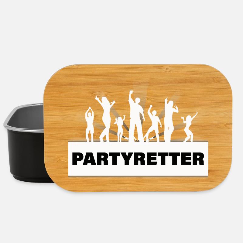 PARTYRETTER - Lunch Box - Schwarz
