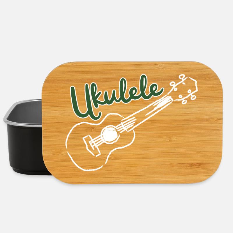 Ukulele - Music Lover - Lunch Box - Schwarz