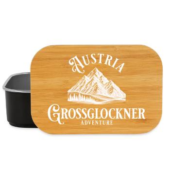Austria Großglockner – Adventure Alpen Design - Lunch Box - Schwarz - Vorne