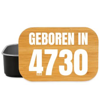 Design 18 – Né en 4730 - Boîte à goûter - noir - Devant