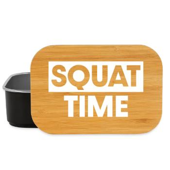 Squat Time - Lunch Box - black - Front