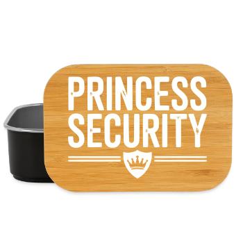 Prinzessin Sicherheit - Lunch Box - Schwarz - Vorne