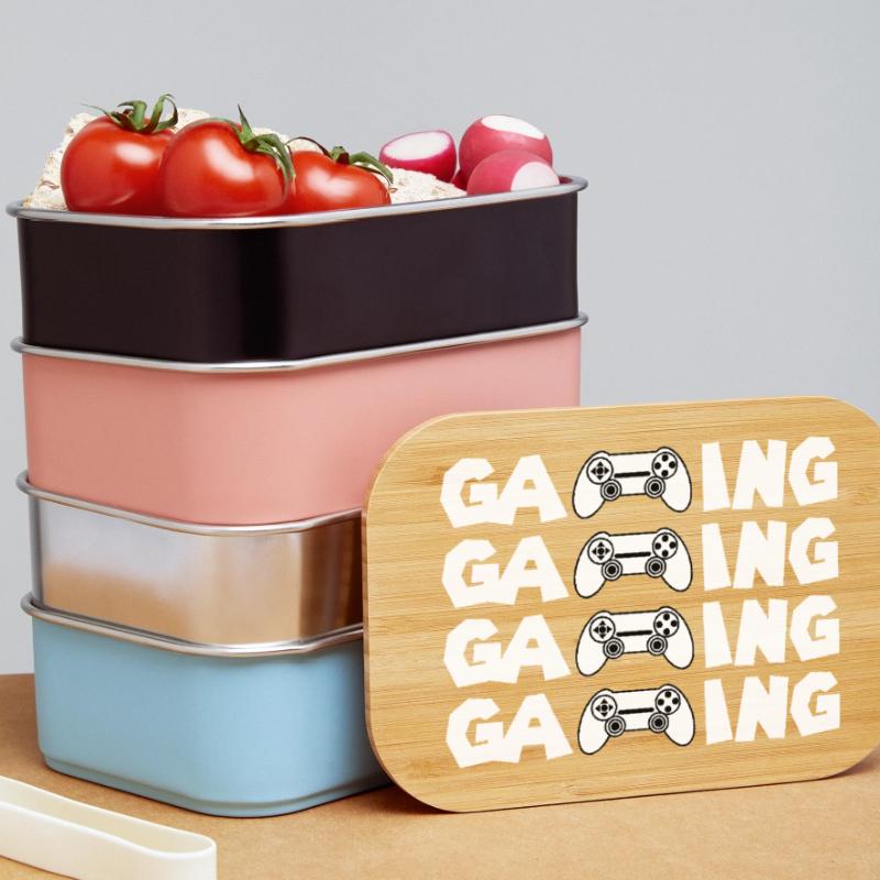Gaming Glyphs Controller Pattern Lunch Box