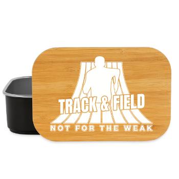 Track Athletics Track & Field Not For Weak - Lunch Box - black - Front