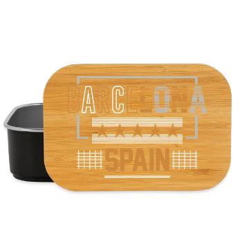 Barcelone, Espagne - Boîte à goûter - noir - Devant