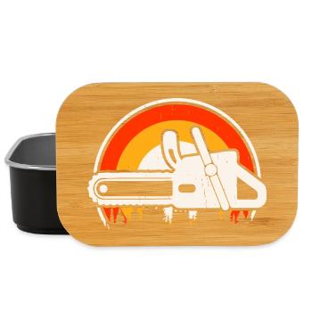  Baumpfleger Holzarbeiter Waldarbeiter Geschenk - Lunch Box - Schwarz - Vorne