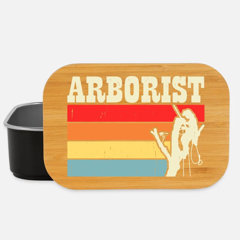 Arborist Woodworker Woodworker Gift - Lunch Box - black