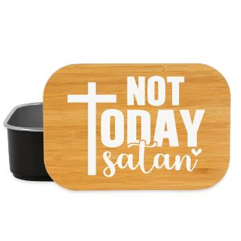 Not Today Satan - Lunch Box - black - Front