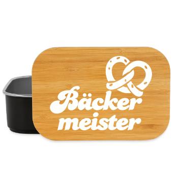 Master baker - Lunch Box - black - Front