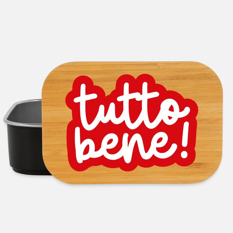« Tutto bene ! » - Boîte à goûter - noir
