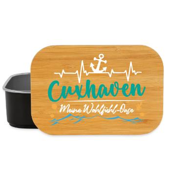CUXHAVEN MEINE WOHLFÜHL OASE Lustiges - Lunch Box - Schwarz - Vorne