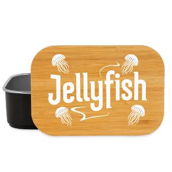  Jellyfish Qualle Meer Ozean Unterwasser Medusa - Lunch Box - Schwarz - Vorne