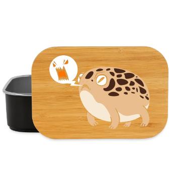 Frosch Desert Rain Frog - Lunch Box - Schwarz - Vorne