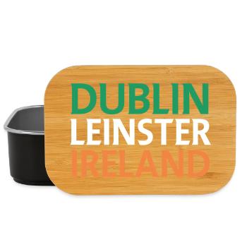 Dublin – Ireland Textdesign - Lunch Box - black - Front