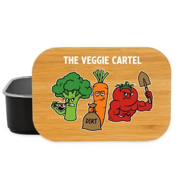 The Veggie Cartel Vegetable Mafia Garden - Lunch Box - black - Front