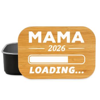Mama 2026 Loading... - Lunch Box - black - Front