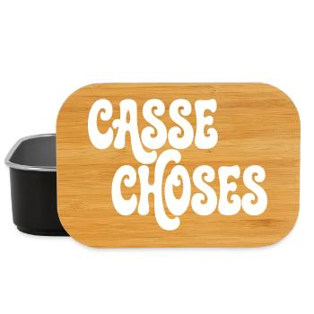 Junkyard Typography Retro Humor - Lunch Box - black - Front