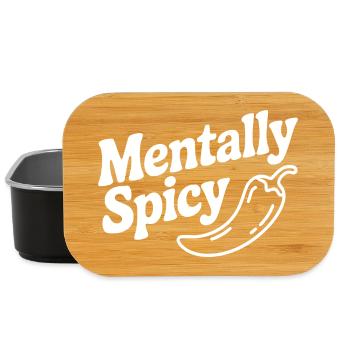 Mental scharf - Lunch Box - Schwarz - Vorne