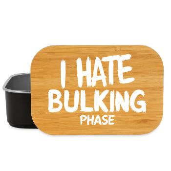 Ich hasse die Bulking-Phase Fun GYM Gym Gym - Lunch Box - Schwarz - Vorne