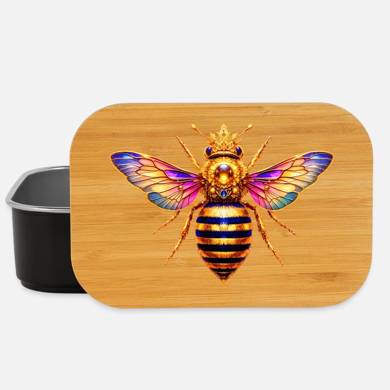 Queen Bee Bienenkönigin - Lunch Box - black