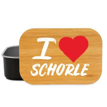 I Love Schorle – Pfälzer Weinschorle & Heimatliebe - Lunch Box - Schwarz - Vorne