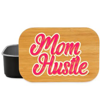 Mom Hustle Mom Shirt - Lunch Box - black - Front