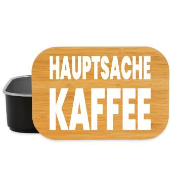 Kaffee - Lunch Box - Schwarz - Vorne
