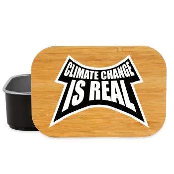 Climate Change Is Real Climate Change Science - Lunch Box - black - Front