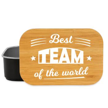Best Team of the World Emblem - Lunch Box - Schwarz - Vorne
