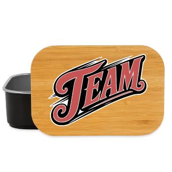 Team - Lunch Box - black - Front