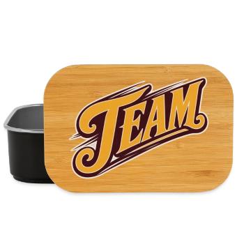 Team - Lunch Box - black - Front