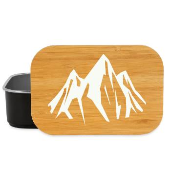 Spitzengipfel Silhouette - Lunch Box - Schwarz - Vorne