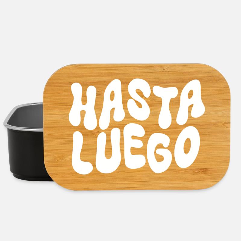 Hasta Luego - Boîte à goûter - noir